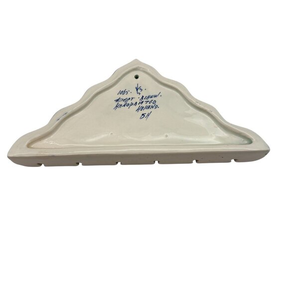 VTG Delft Holland Blue White Windmill Hanging 6 Spoon Holder Display Rack - Picture 3 of 7